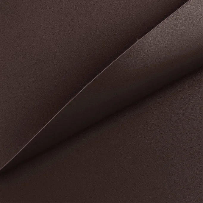 Stretch Læderstof (Vegan) Mørk Brun - (Fashion Stoffer)