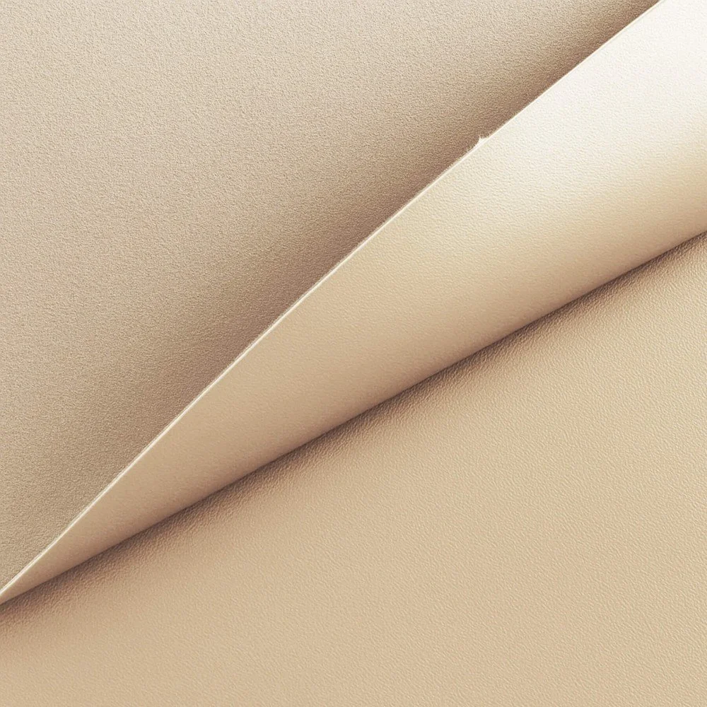 Stretch Leather Fabric (Vegan) Gold Beige Stretch Leather Fabric (Vegan) Gold Beige