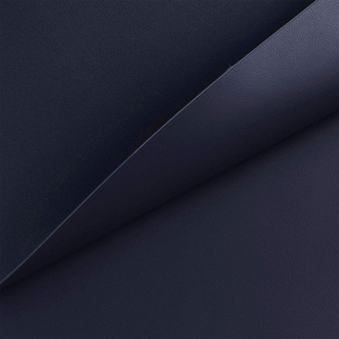 Tissu Stretch Simili Cuir (Végan) Marine - (Tissus De Mode)