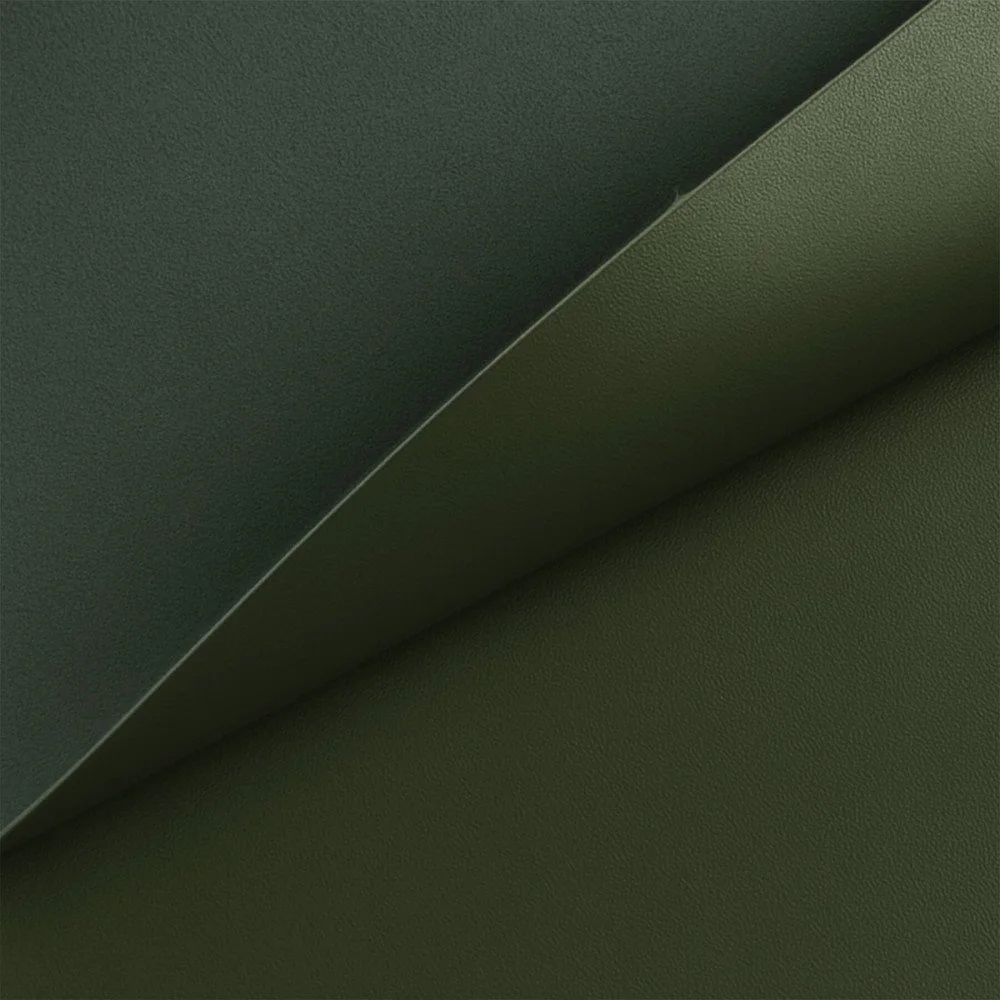 Stretch Leather Fabric (Vegan) Army Green Stretch Leather Fabric (Vegan) Army Green