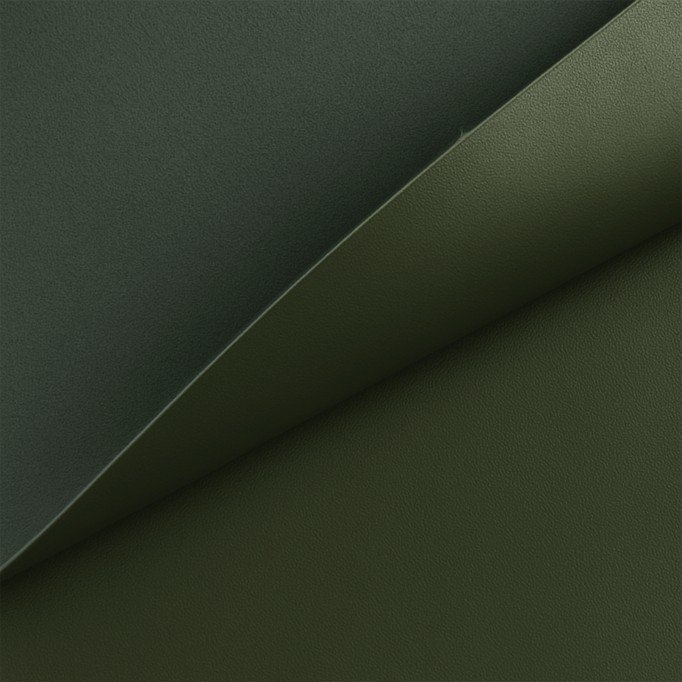 Tissu Stretch Simili Cuir (Végan) Armée Verte - (Tissus De Mode)