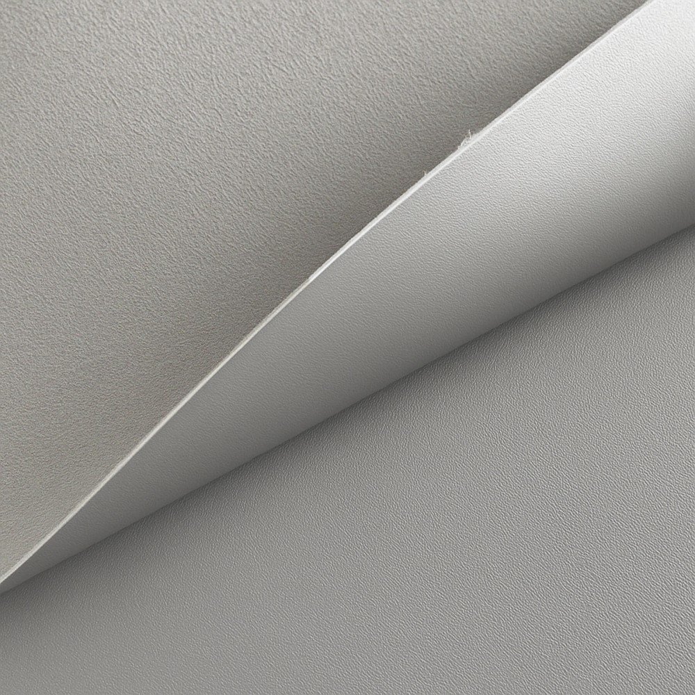 Stretch Leather Fabric (Vegan) Silver