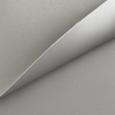 Stretch Leather Fabric (Vegan) Silver - (Fashion Fabrics)
