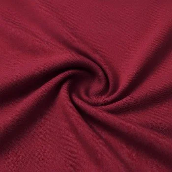Tissu Jersey Bambou Bordeaux Tissu Jersey Bambou Bordeaux