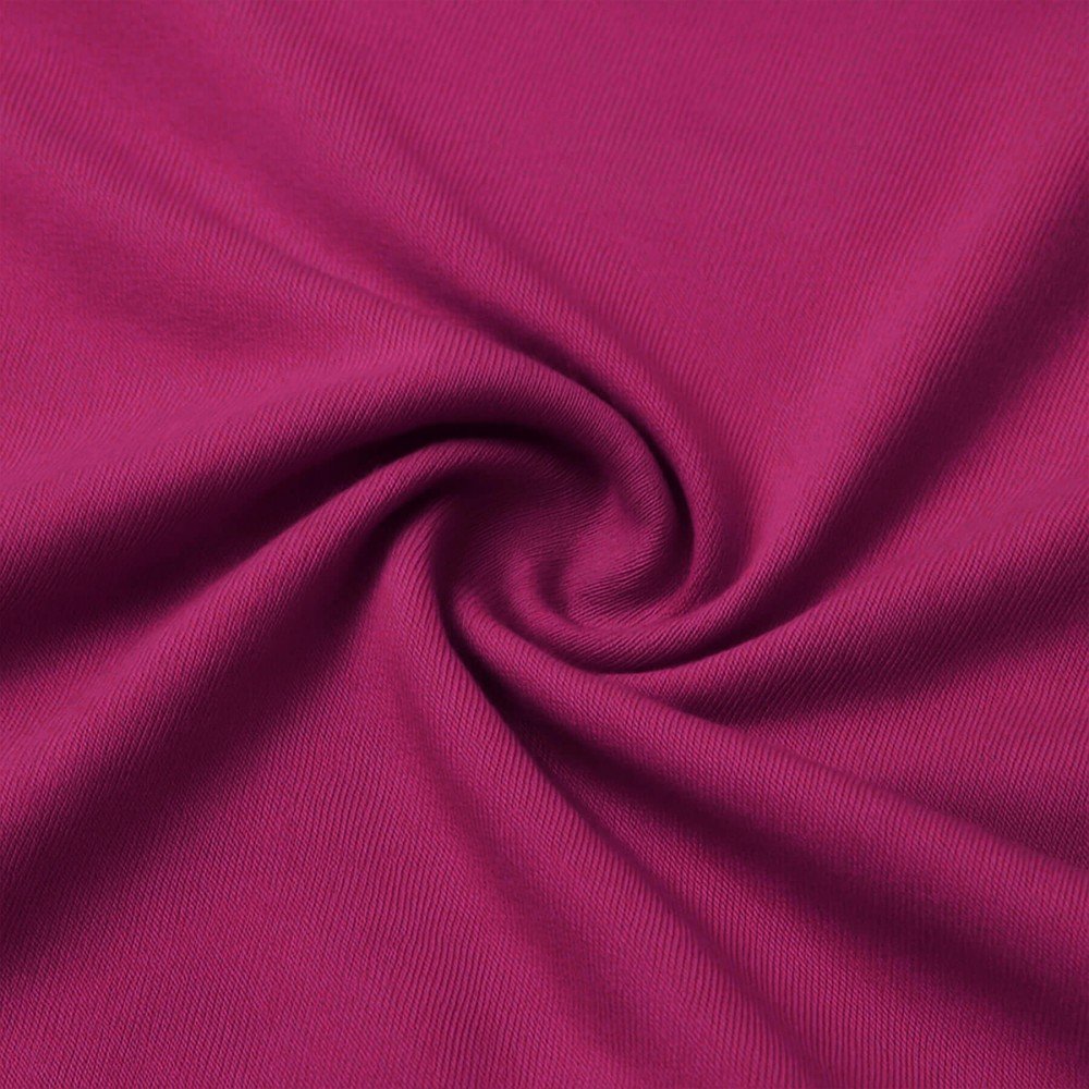 Bambusjersey Stof Kardinal Pink
