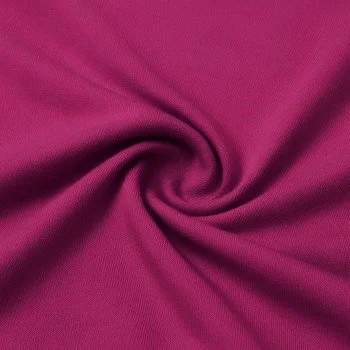 Tissu Jersey Bambou Rose Cardinal Tissu Jersey Bambou Rose Cardinal