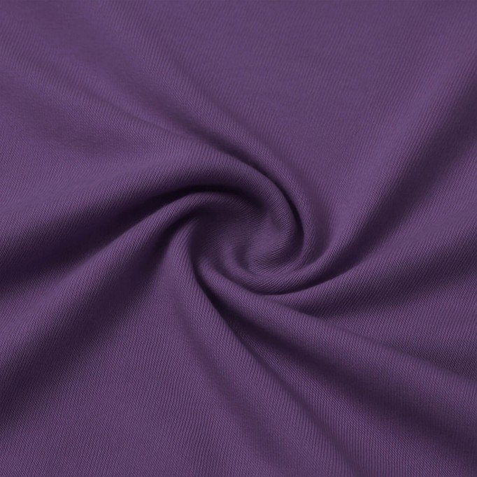 Tissu Jersey Bambou Violet Foncé - (Tissus Jersey)