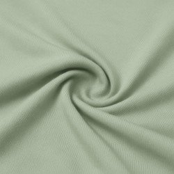 Tissu Jersey Bambou Vert Poussiéreux