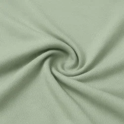 Tessuto Jersey Di Bambù Verde Polveroso Tessuto Jersey Di Bambù Verde Polveroso