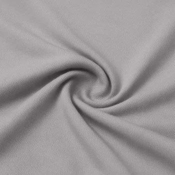 Tissu Jersey Bambou Gris Clair Tissu Jersey Bambou Gris Clair