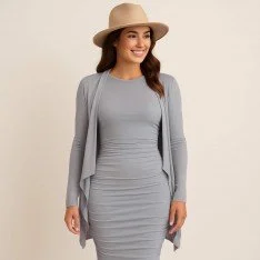 Tessuto Jersey Di Bambù Grigio Chiaro Tessuto Jersey Di Bambù Grigio Chiaro