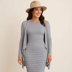 Tessuto Jersey Di Bambù Grigio Chiaro Tessuto Jersey Di Bambù Grigio Chiaro