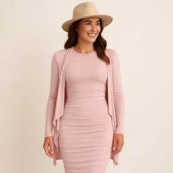 Tessuto Jersey Di Bambù Nude Rosa Tessuto Jersey Di Bambù Nude Rosa