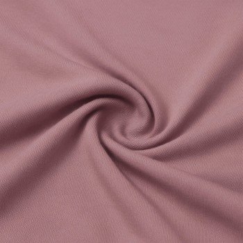 Bamboe Jersey Stof Oud Mauve