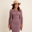Bamboo Jersey Fabric Old Mauve - (Jersey Fabrics)