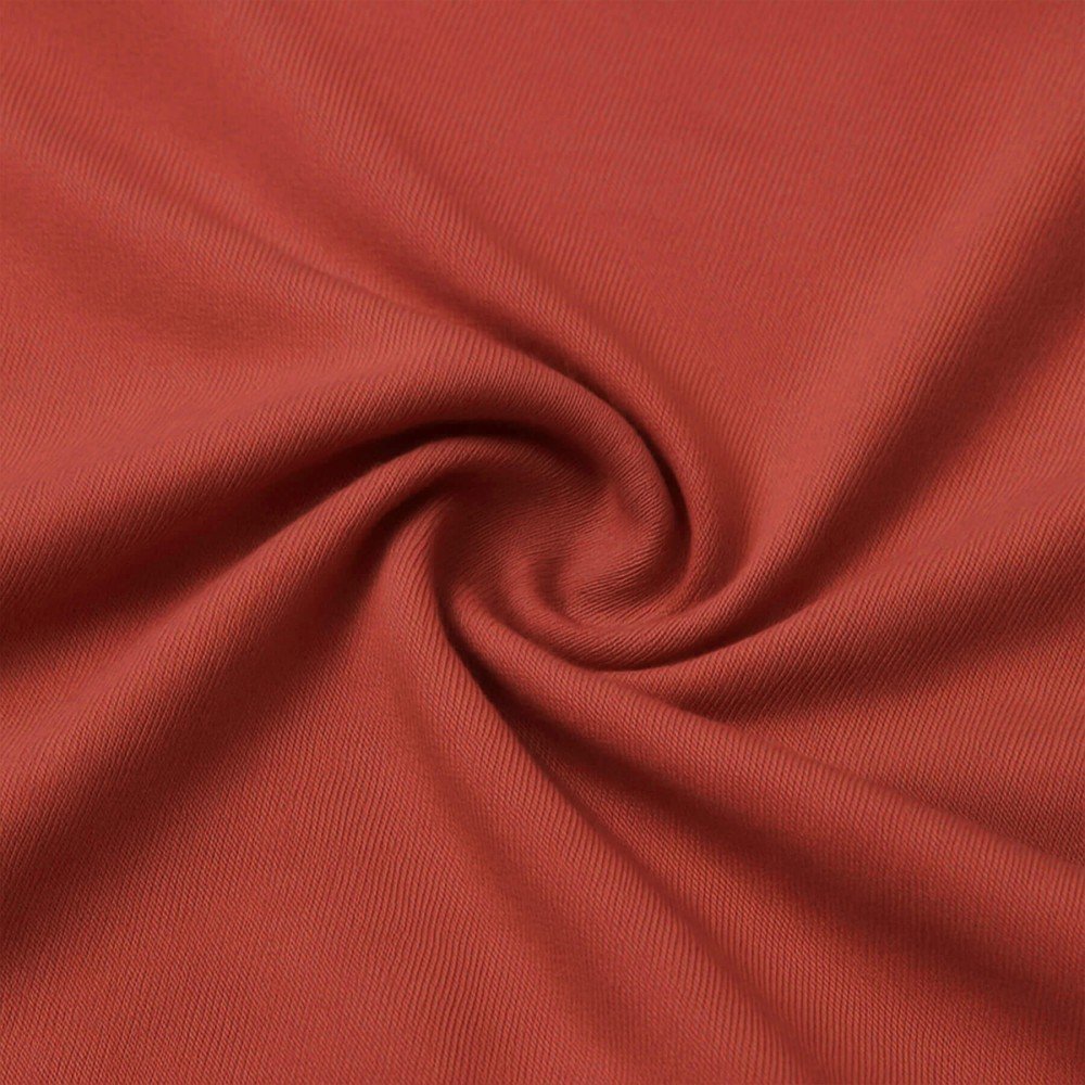 Bambusjersey Stof Rust