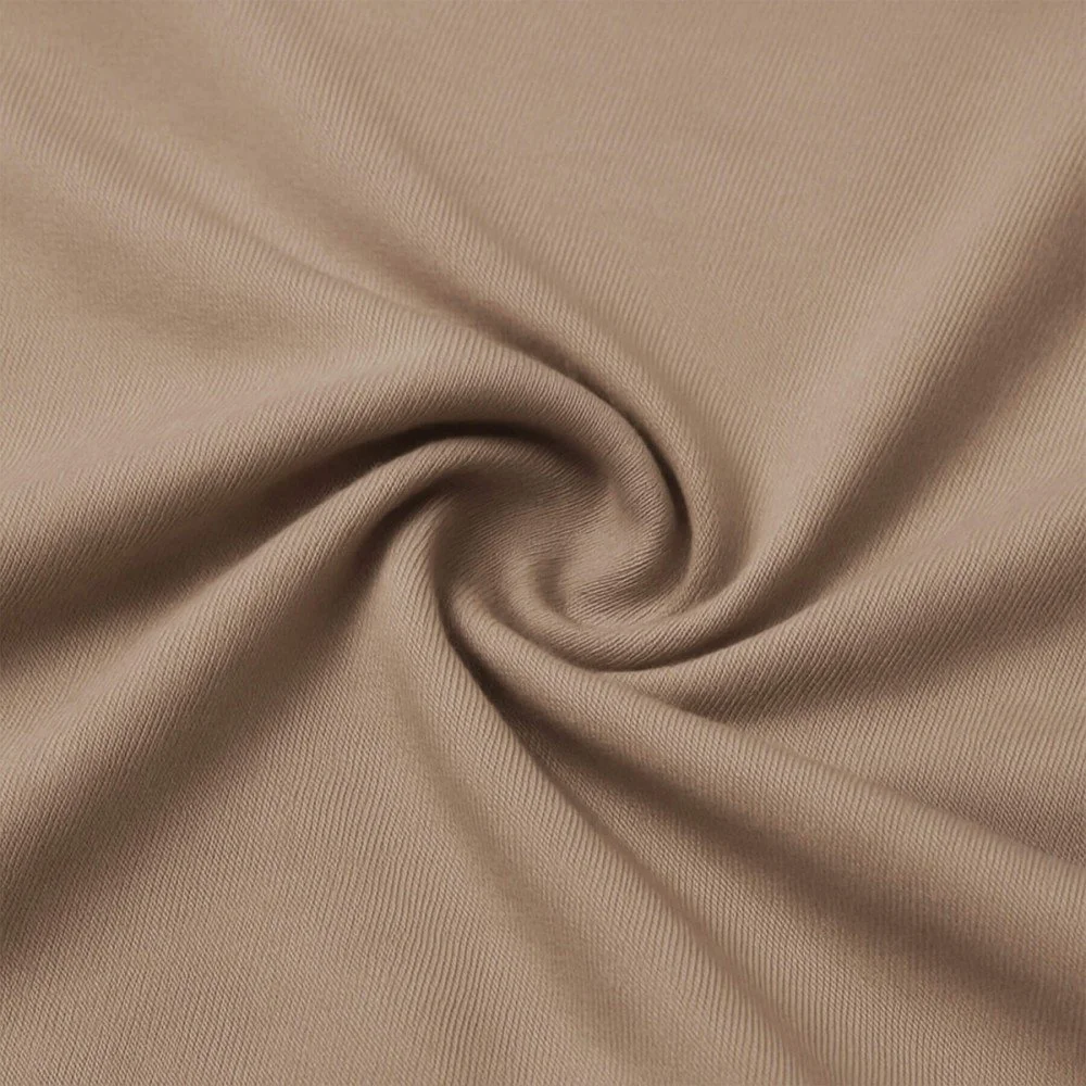 Bamboe Jersey Stof Taupe