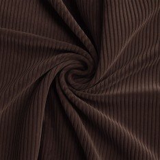 Corduroy Stretch Fabric 6 Wales Dark Brown
