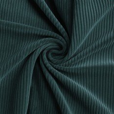 Corduroy Stretch Fabric 6 Wales Dark Green