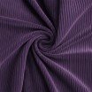 Tessuto Velluto a Coste Stretch 6 Wales Viola Scuro - (Tessuti Moda)
