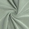 Tessuto Velluto a Coste Stretch 6 Wales Verde Polveroso