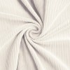 Corduroy Stretch Fabric 6 Wales Ecru