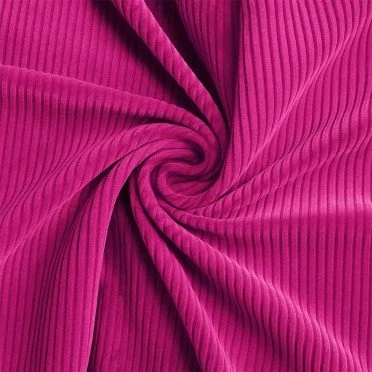 Corduroy Stretch Fabric 6 Wales Fuchsia - (Fashion Fabrics)