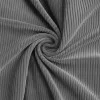 Corduroy Stretch Fabric 6 Wales Grey