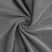 Corduroy Stretch Fabric 6 Wales Grey - (Fashion Fabrics)