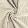 Corduroy Stretch Fabric 6 Wales Light Beige
