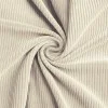 Stretch Bred Fløjl Stof 6 Wales Lysebeige