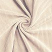 Tessuto Velluto a Coste Stretch 6 Wales Beige Naturel - (Tessuti Moda)