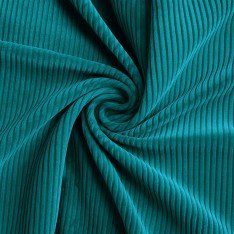 Corduroy Stretch Fabric 6 Wales Petrol