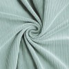 Corduroy Stretch Fabric 6 Wales Sea Green