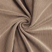 Tessuto Velluto a Coste Stretch 6 Wales Taupe - (Tessuti Moda)