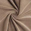 Tessuto Velluto a Coste Stretch 6 Wales Taupe - (Tessuti Moda)