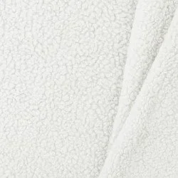 Tissu Mouton De Coton Écru