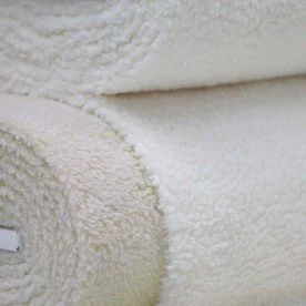 Teddy Får Stof Bomuld Naturel