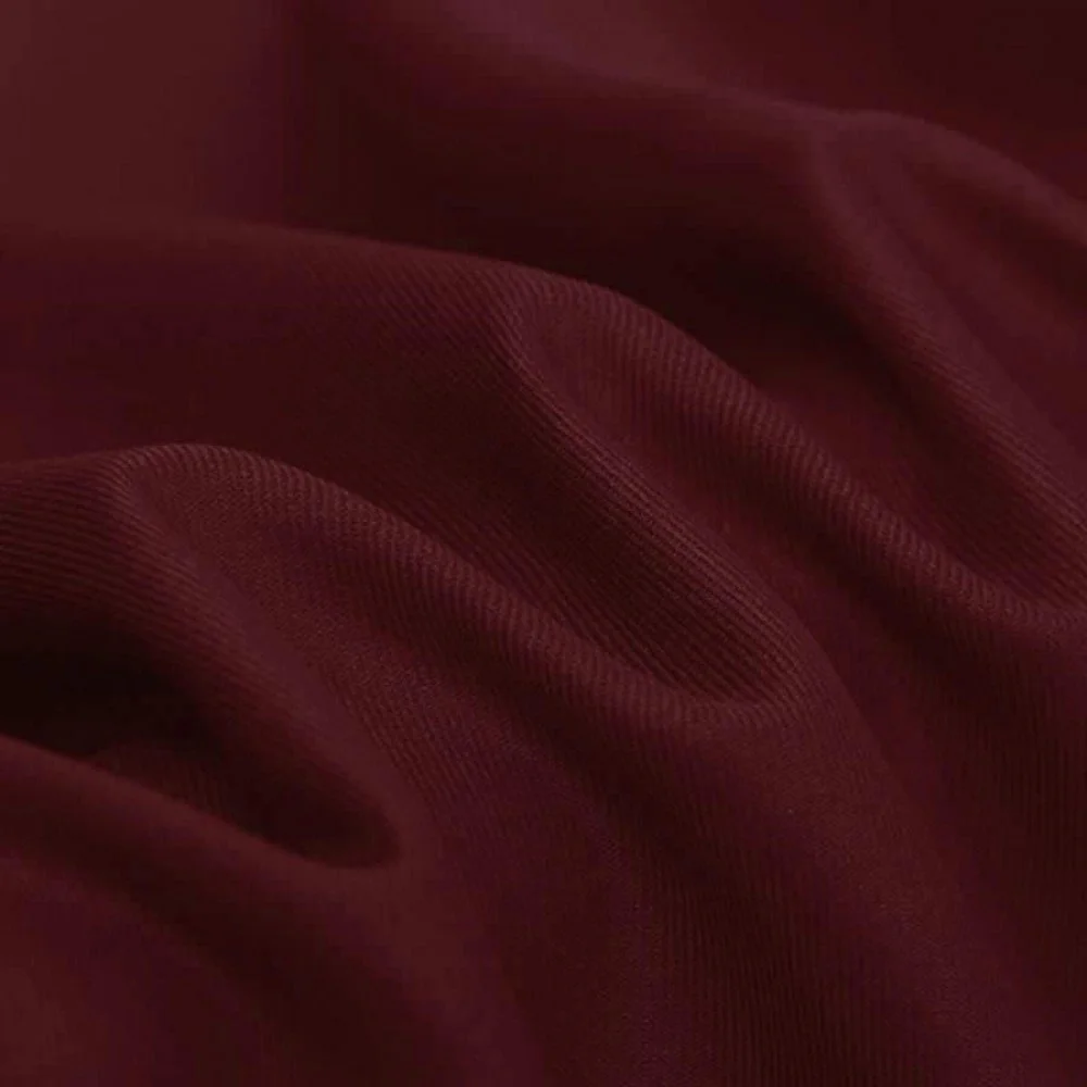 Tessuto Saia Di Cotone (Workwear) Bordeaux