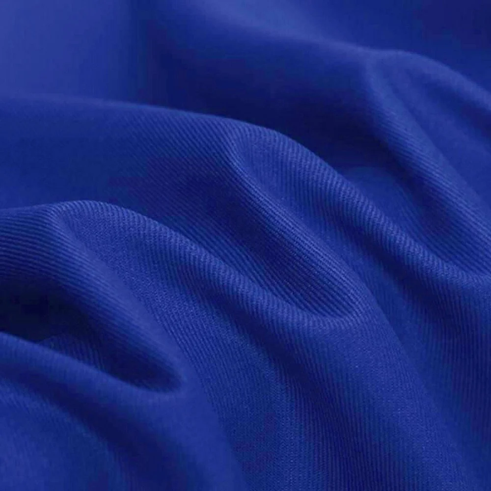 Tessuto Saia Di Cotone (Workwear) Cobalto