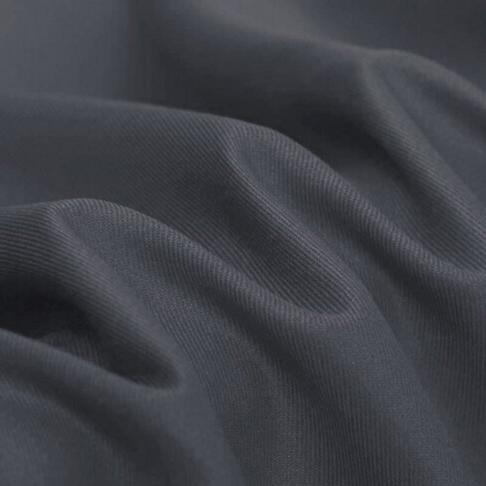 Bomuld Twill Stof (Workwear) Mørkegrå  - (Bomuld Twill Stof)