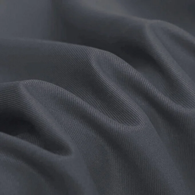 Bomuld Twill Stof (Workwear) Mørkegrå  - (Bomuld Twill Stof)
