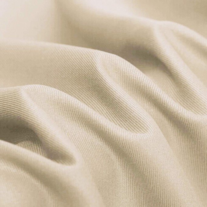 Tissu Sergé De Coton (Workwear) Beige Clair - (Tissu Coton Sergé )
