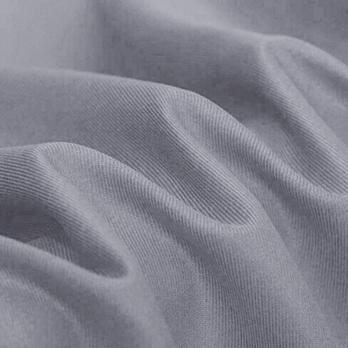Tessuto Saia Di Cotone (Workwear) Grigio Chiaro - (Tessuto Twill Di Cotone)