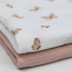 Tissu Double Gaze Impression Numérique - Papillons - (Tissu Enfant)