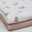 Double Gauze Fabric Digital Print - Butterflies - (Child Fabrics)