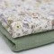 Baumwoll Musselin Stoff Digital - Weinlese Blumenmuster - (Kinder Stoffe)