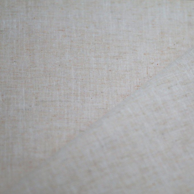 Fine Linen Fabric Natural Melange - (Deco Fabrics)