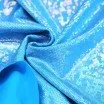 Hologram Lycra Stof (Spræng Glas) Aqua - (Dansestoffer)