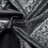 Tkanina Lycra Holograficzna (Rozbić Szkło) Czarny